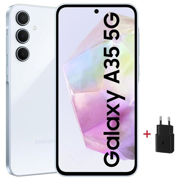 سامسونج كلاكسي A35 5G - دبل سيم - 256/8 كيكابايت + شاحن