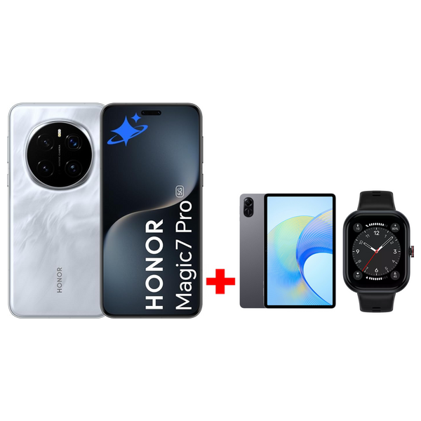 Honor Magic7 Pro 5G - Dual SIM - 512/12GB + Honor Pad X9 + Honor Watch CHOICE QCY