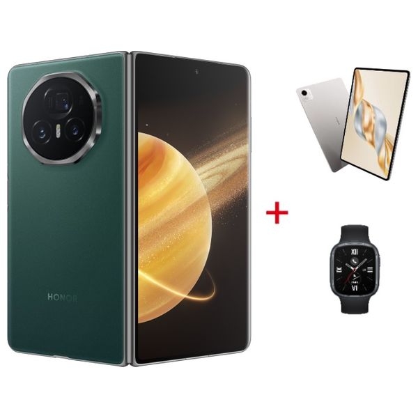 هونر MagicV3 5G - دبل سيم - 512/12 كيكابايت + ساعة هونر Watch 4 + هونر تاب Pad X9a