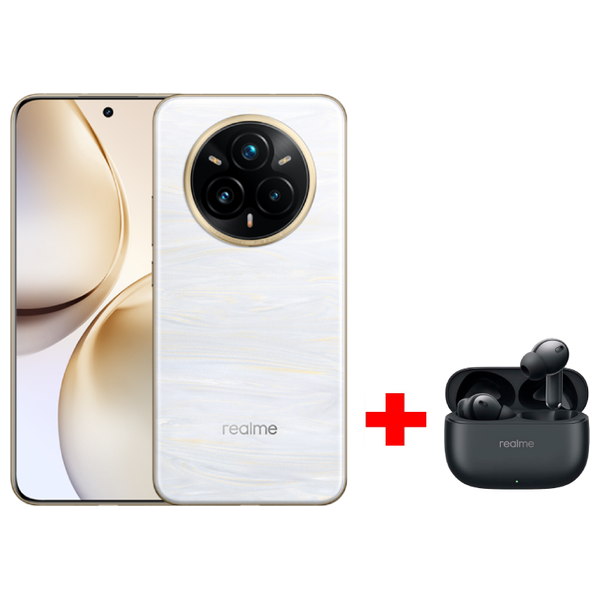 ريلمي 14 برو بلس 5G - دبل سيم - 6.83 انج - OLED - كوالكوم سنابدراجون 7s الجيل الثالث - بحجم بطارية 5860 ميلي امبير - سماعة ريلمي اذن لاسلكية T310