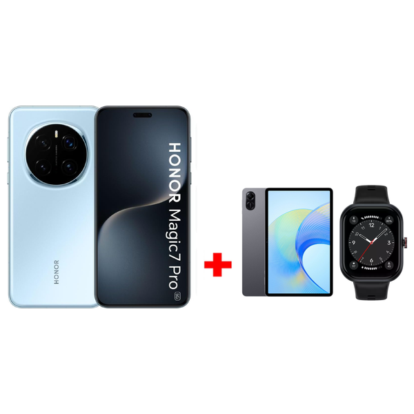 Honor Magic7 Pro 5G - Dual SIM - 512/12GB + Honor Pad X9 + Honor Watch CHOICE QCY