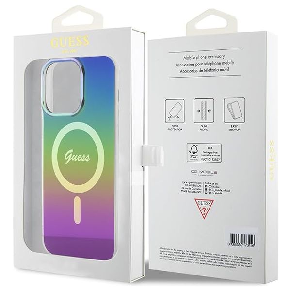 Guess GUHMP15XHITSK - Mobile Cover For iPhone 15 Pro Max - Colorful