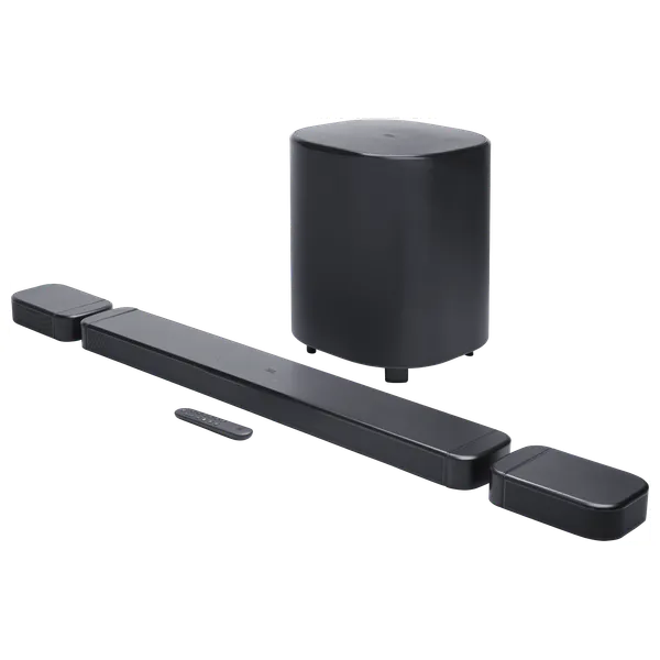  JBL Soundbar - Detachable Wireless Speakers, MultiBeam™ 3.0 Technology - Black 