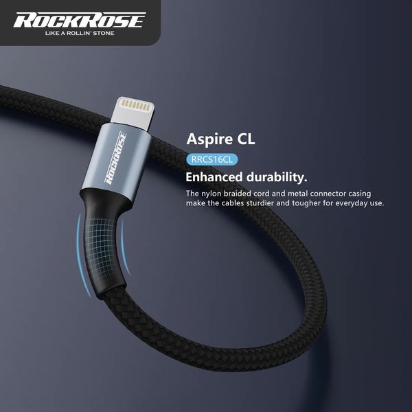   کابل راک رز USB-C به آیفون - RRCS16CL - 1 متر 