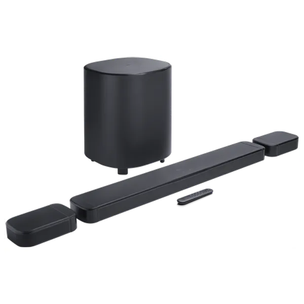  JBL Soundbar - Detachable Wireless Speakers, MultiBeam™ 3.0 Technology - Black 