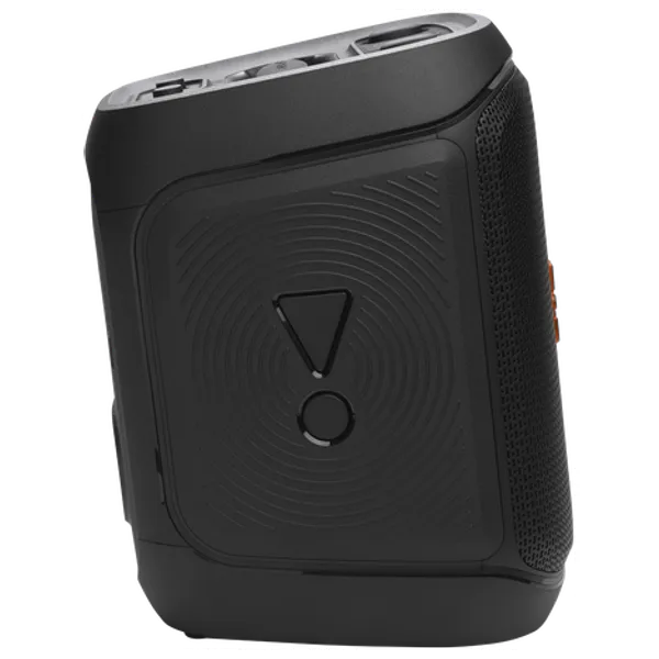  JBL Speaker - Rhythm-Synchronized Lighting, Wireless Karaoke Microphone, IPX4 Water-Resistant, Rechargeable Battery - Black 