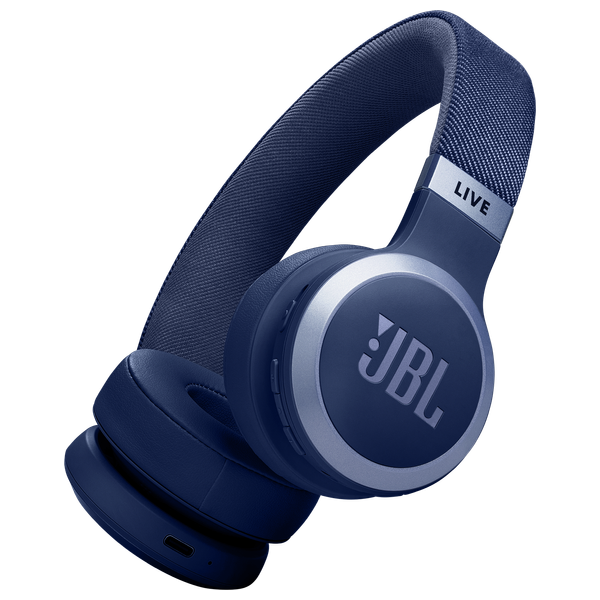  سماعة بلوتوث حول الاذن جي بي ال - Live 670NC - بطارية تعمل لمدة 65 ساعة - ازرق 
