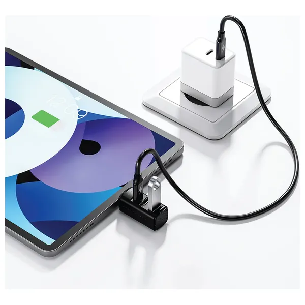  Green Lion USB-C 3-in-1 Dock - Up to 10Gbps - Black 