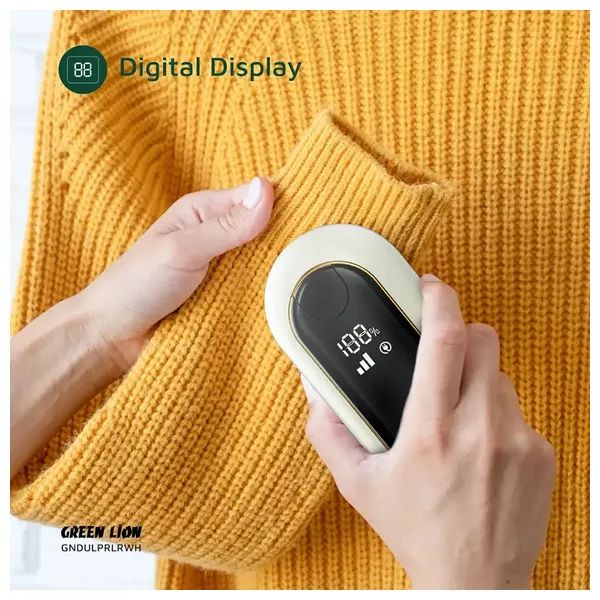  Green Lion DualPro Digital Fabric Remover - 1800mAh - White 
