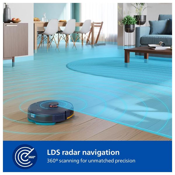 Philips XU2000/15 - Robot Vacuum Cleaner - 380 ml - 6000 Pa - Blue