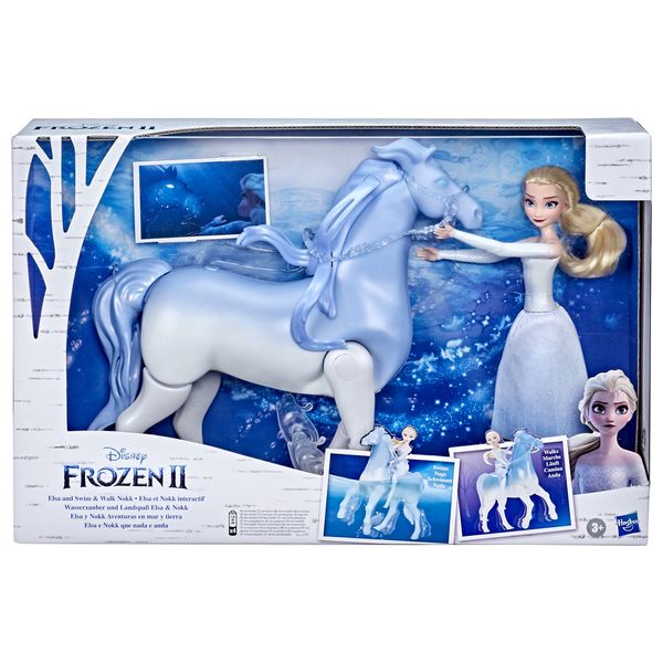  Hasbro Disney Frozen 2 Elsa and Swim & Walk Nokk 