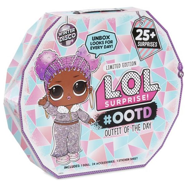  L.O.L. Surprise OOTD Winter­ Disco Doll with 25 Surprises 
