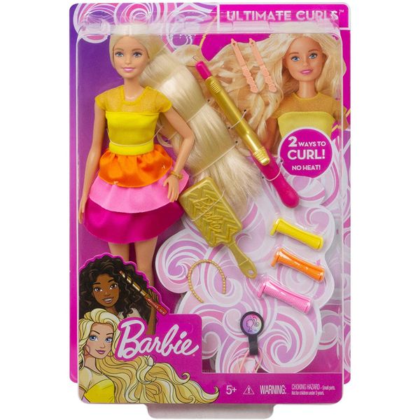  Barbie Ultimate Curls Doll and Playset 