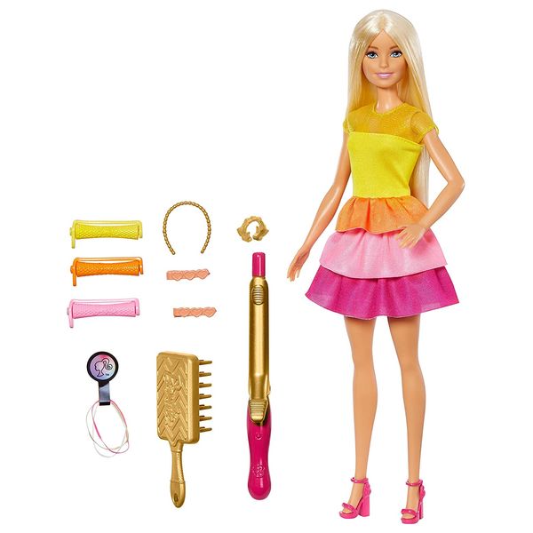  Barbie Ultimate Curls Doll and Playset 