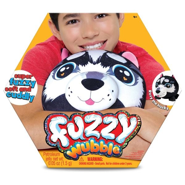  Wubble Roxy The Husky Soft Toy - Black 