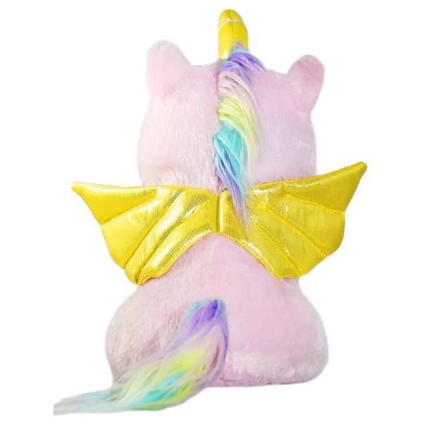  WMC Toys Unicorn Soft Toy - Pink 