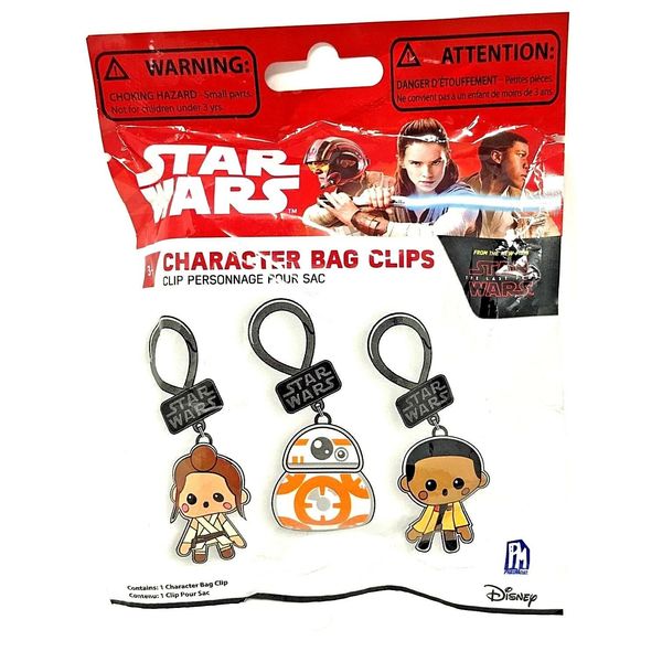  Disney Star Wars the Last Jedi Character Bag Clip 