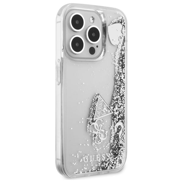 حافظة موبايل جيس لجهاز ايفون 15 برو ماكس  - GUHCP15XGLHFLSI - سلفر