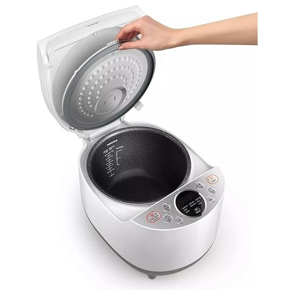  جهاز طبخ الرز فيليبس - 1,8لتر - HD4515/55 -سلفر 