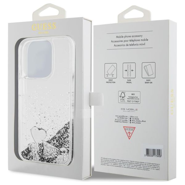 حافظة موبايل جيس لجهاز ايفون 15 برو ماكس  - GUHCP15XGLHFLSI - سلفر