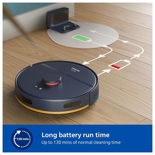 Philips XU2000/15 - Robot Vacuum Cleaner - 380 ml - 6000 Pa - Blue