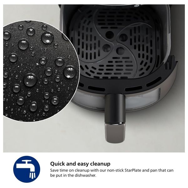  Philips NA220/09 - Air Fryer 2000 Series - 4.2L - 13 Cooking Functions - Black 
