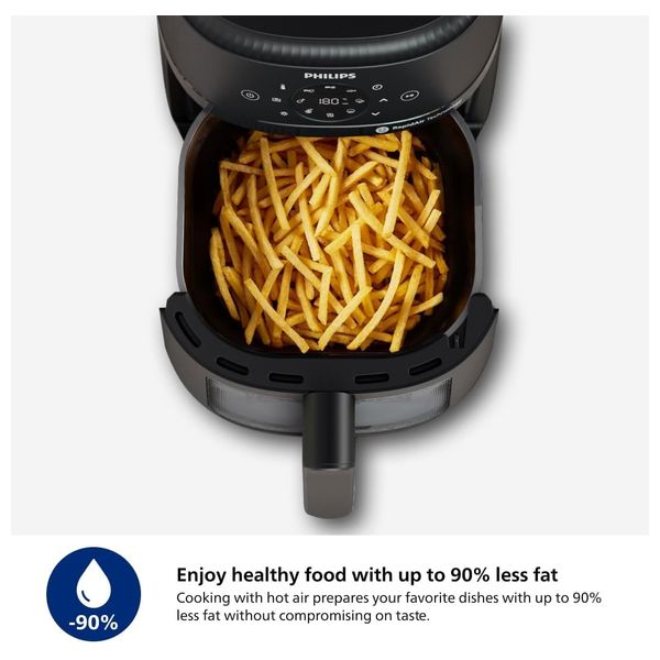  Philips NA220/09 - Air Fryer 2000 Series - 4.2L - 13 Cooking Functions - Black 