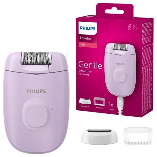 Philips BRE237/00 - Series 2000 Corded Epilator - Purple