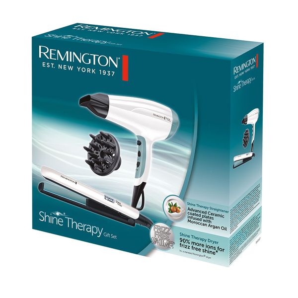  Remington S8500GP - Dryer & Straightener Hair Care Set - White 