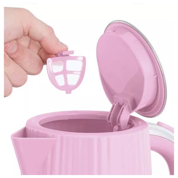  غلاية كهربائية راسل هوبس - 3000واط - 1.7لنر - 27362 - وردي 