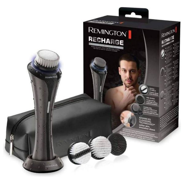  Remington Facial Cleansing Massager Device - Black 