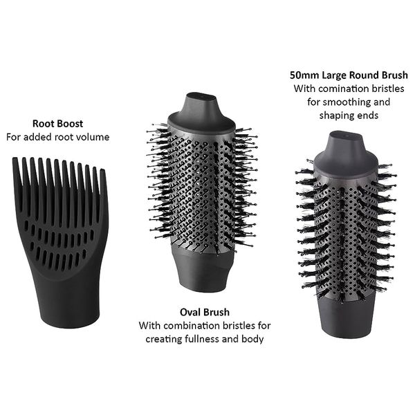  Remington AS9880 - Hair Brush - Metallic Grey 