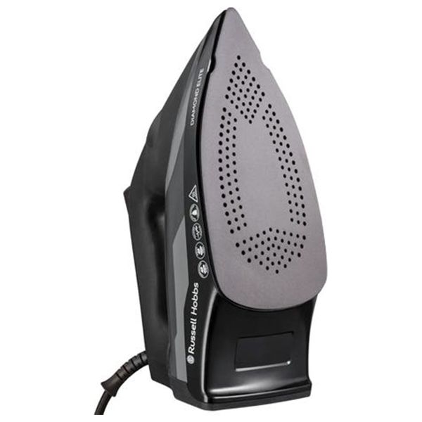  مكواة بخارية راسل هوبس - نظام تنظيف ذاتي - 3100 واط - طلاء سيراميك - خزان 350 مل - سلك 3 متر - اسود 