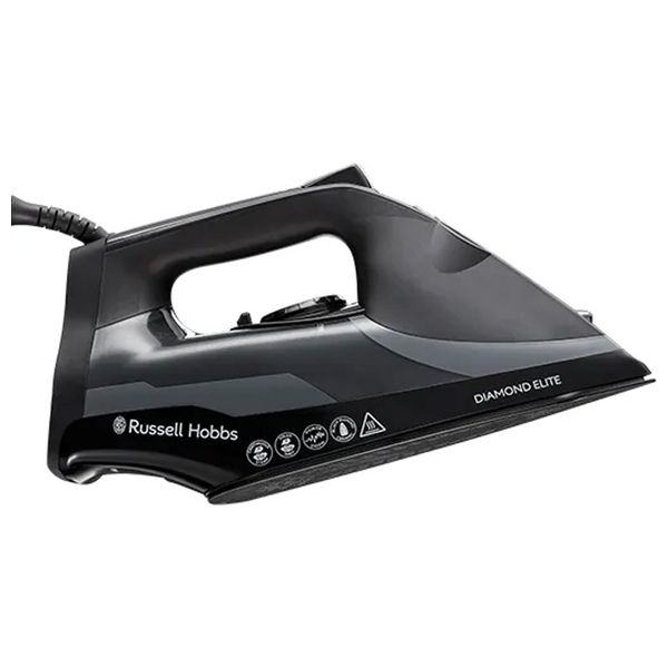  مكواة بخارية راسل هوبس - نظام تنظيف ذاتي - 3100 واط - طلاء سيراميك - خزان 350 مل - سلك 3 متر - اسود 