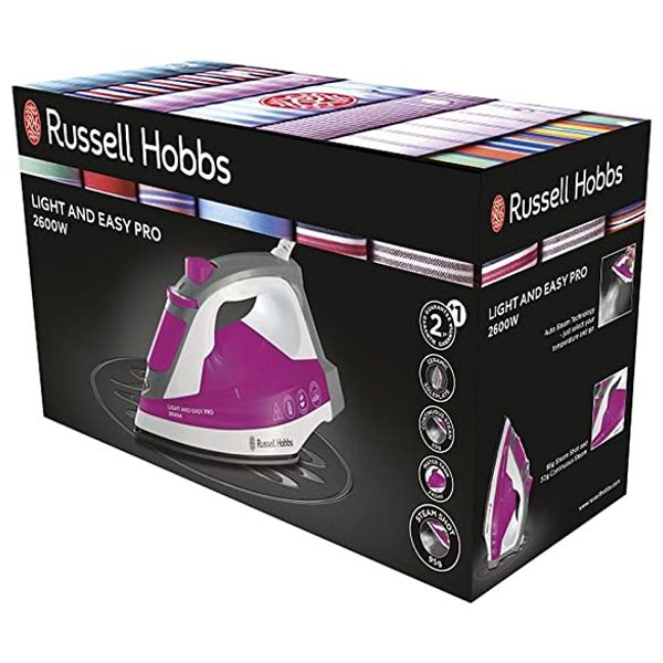  Russell Hobbs 23591 - Steam Iron - Pink 