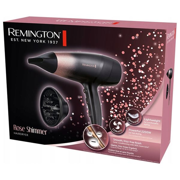  Remington D5305 - Hair Dryer - Black 