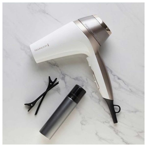  مصفف شعر راسل هوبس ثيرماكير برو 2400 - أبيض 