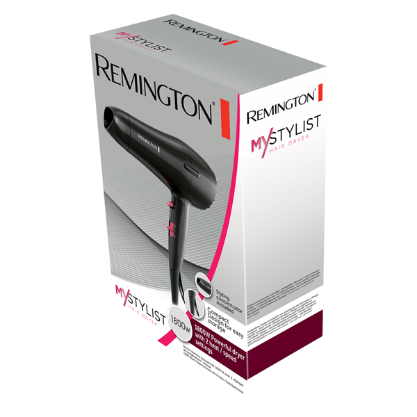  Remington D2121 - Hair Dryer - Black 