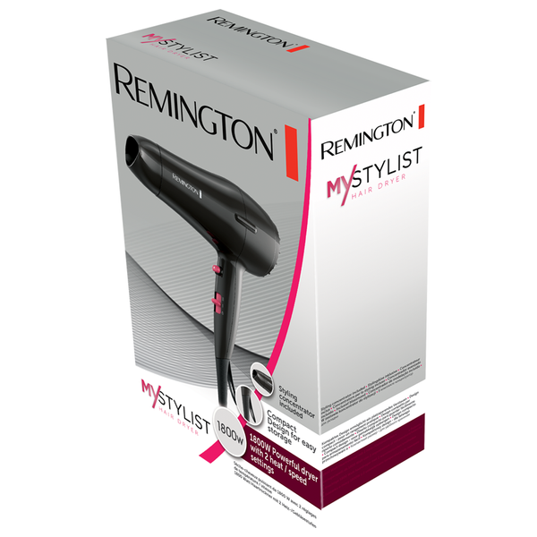  Remington D2121 - Hair Dryer - Black 