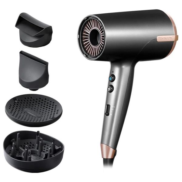  Remington D6077 - Hair Dryer - Silver 