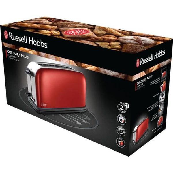  محمصة راسل هوبس للخبز - 21391 - احمر 