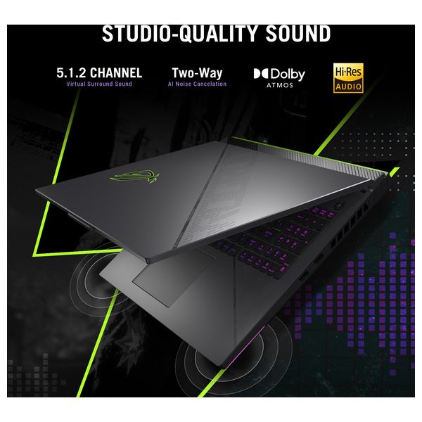  Asus Laptop 16-Inch - Rog Strix G16 G614JIR-N3155 - Core i9-14900HX - 16GB/1TB SSD - RTX 4070 8GB - DOS 
