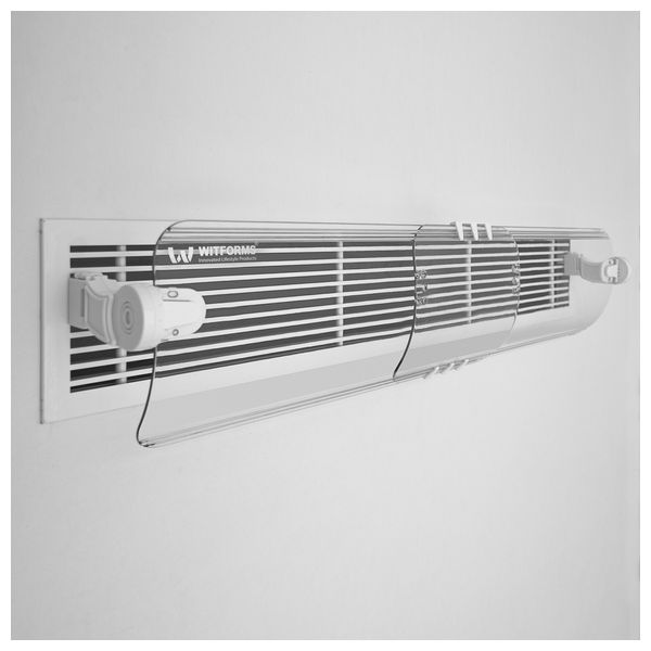  Witforms 4981 - Plastic Central Air Conditioner Deflector - Transparent 