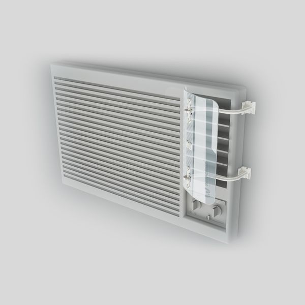 Witforms 4974 - Plastic Window Air Conditioner Deflector - Transparent 
