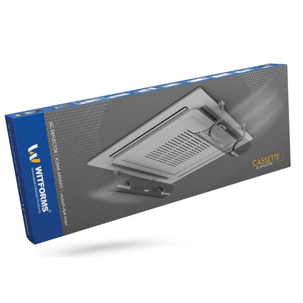  Witforms 4912 - Plastic Cassette Air Conditioner Deflector - Transparent 