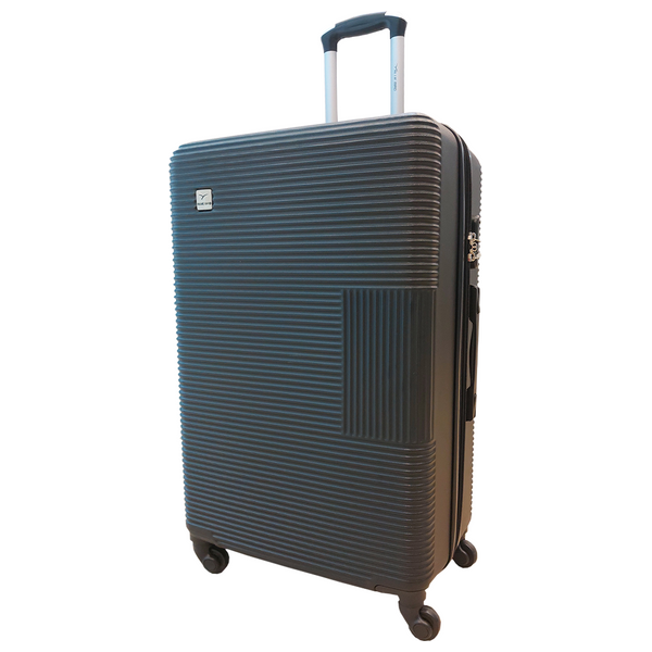 Elryan Blue Bird Luggage Trolley Bag Black