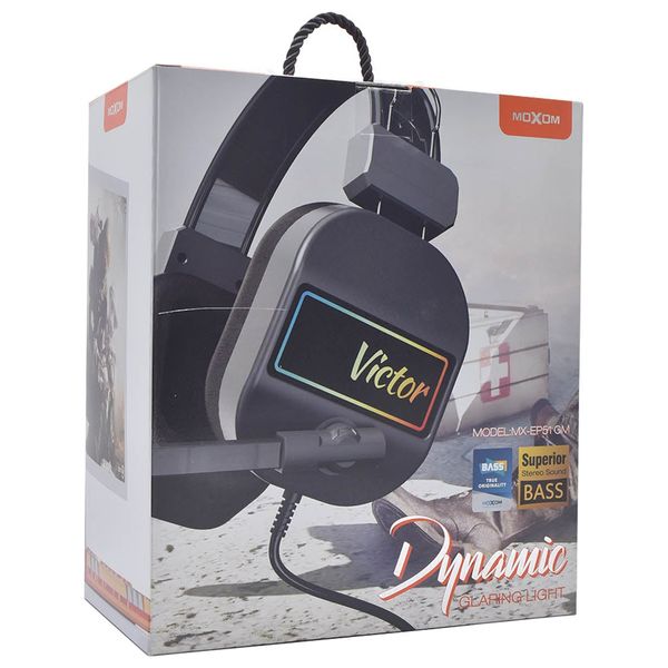  Moxom MX-EP51GM - Headphone Over Ear - Black 