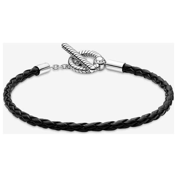  Pandora Round Shape Women Bracelet - Black 