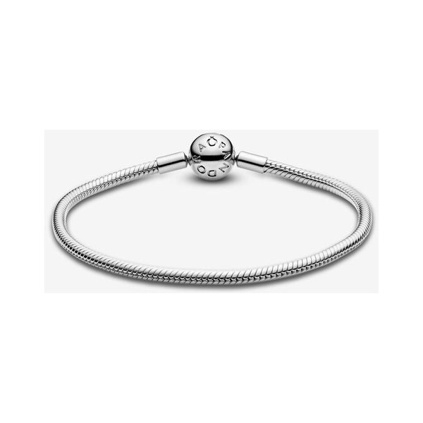  Pandora Snake chain bracelet with round clasp - 18cm 