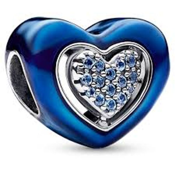 Pandora Heart Shape Medal - Silver